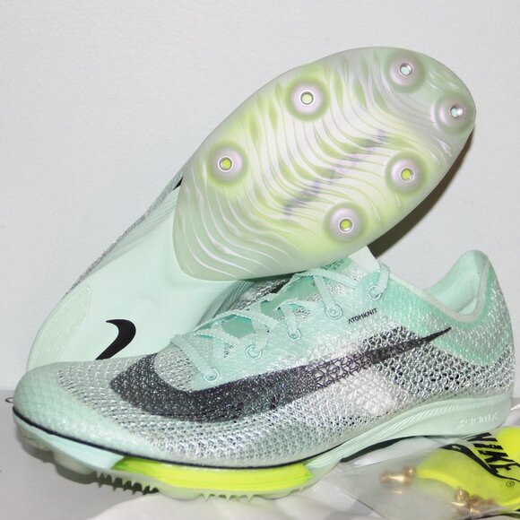 Nike Air Zoom Victory Track Spikes Mint Foam Volt Mens 9 11 - Picture 1 of 10
